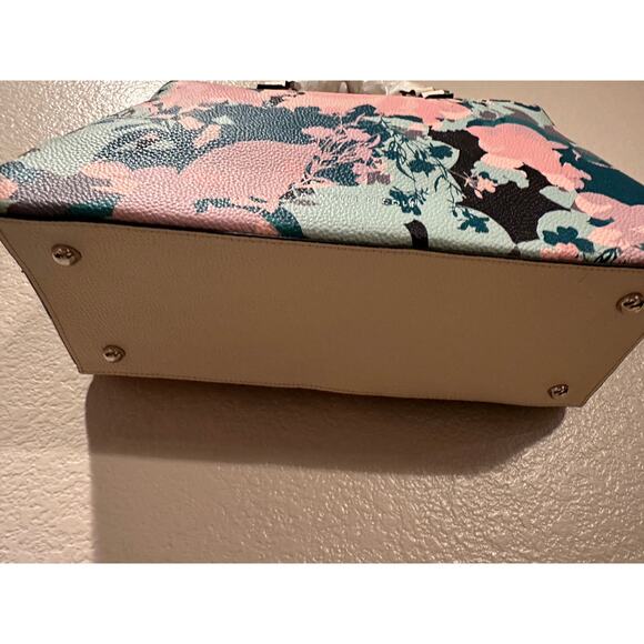 NWT Danielle Nicole Floral Satchel Bag - Picture 7 of 7